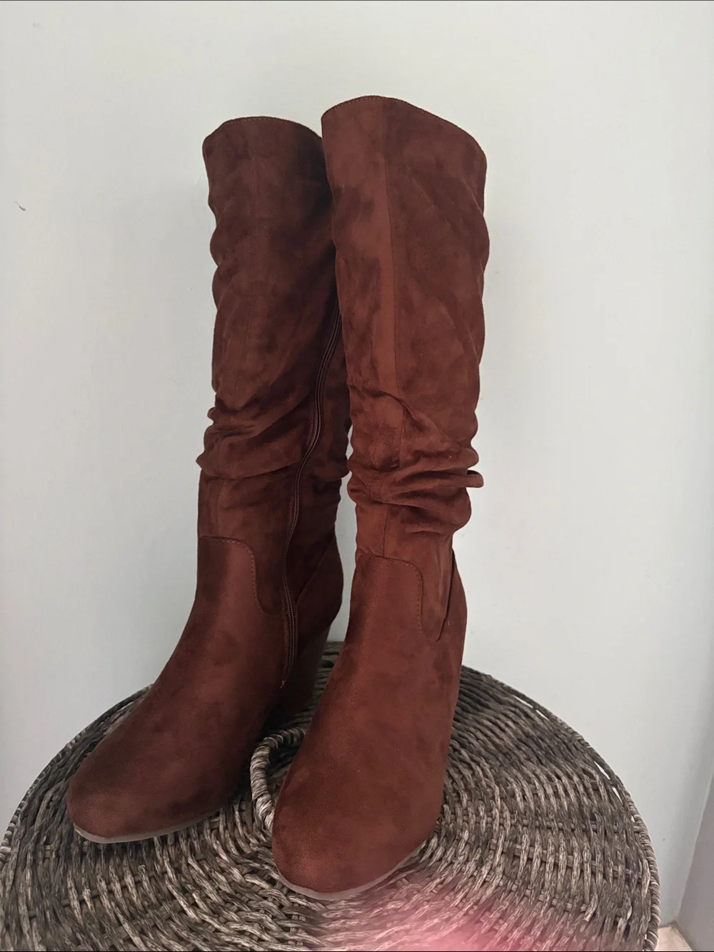 Women's Tall Slouch Boot in Brown